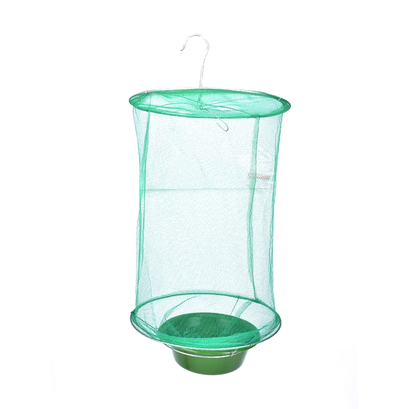 1 Pc Pest Control Fly Insect Trap Reusable Hanging Folding Catcher Net Killer Cage Garden Supply Pest Control