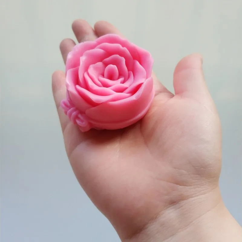 Новая роза высокого качества новые силиконовые DIY ручной работы мыло желе пудинг плесень кухонные силиконовые лопатки для выпечки безопасность окружающей среды Защита