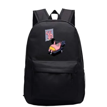 

Dragon Ball Schoolbag Funny Fitness Tank Backpack Dragon Ball Z Super Boo Evolution Weight Lifting Boys Girls Student School Bag