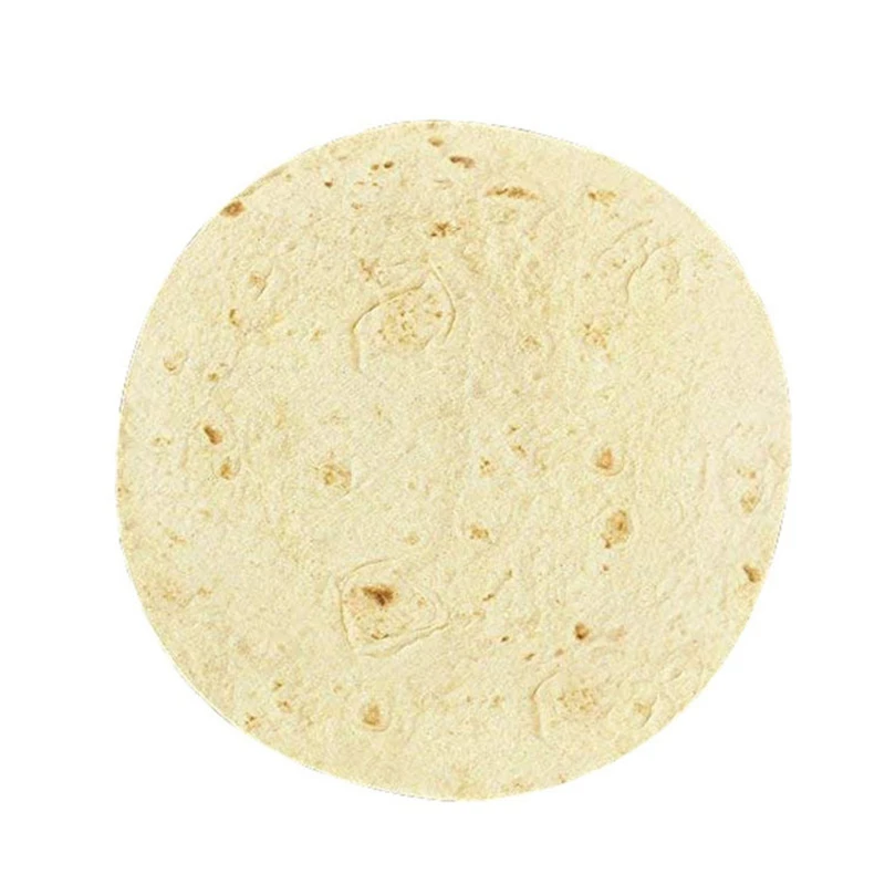 

Super Soft Warm BeddingOutlet Corn Tortilla Blanket Pita Food Flannel Blanket for Bed Gift Fleece Throw Funny Plush Bedspread