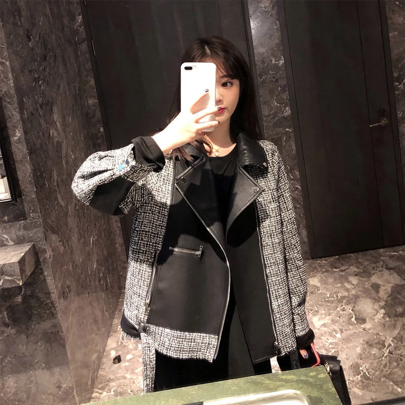 

Customizable [9.9 Am: 10.00 New Products] Has a Characteristic Lasting Appeal Private Clothes Main Push Graceful Leather Coat