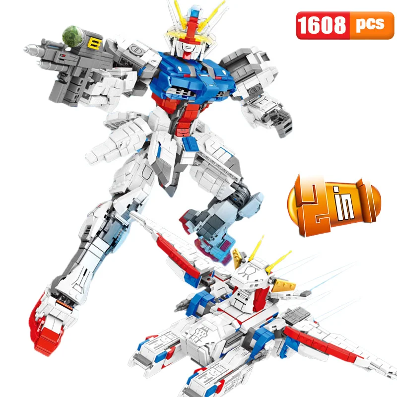 

New Technic Blocks Moc 2 Model Gundam Mecha Warrior Building Blocks Constructor Bricks Model Kit Toys For Kids Christmas Gifts