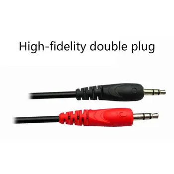 

G750 Dual 3.5mm Plug Headset Universal Headphone with Microphone for PC Computer Q81F