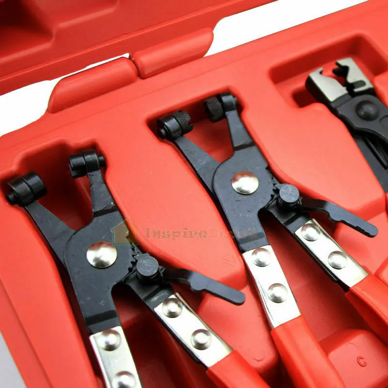 

7 PC MECHANIC'S DELUXE HOSE CLAMP RING PLIERS TOOL KIT FLEXIBLE CABLE PLIER