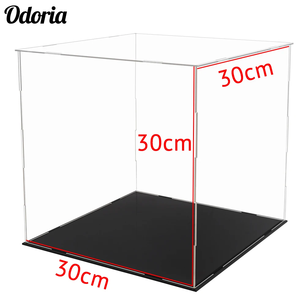 Clear Display Case Shop Store Basketball Protective Storage Case 30x30x30cm 