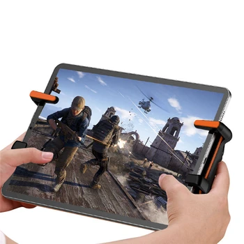 

PUBG Mobile Game High Sensitive Tablet Game Controller Fire Button Automatic Press Aim Key Triggers for iPad Tablet Accessories
