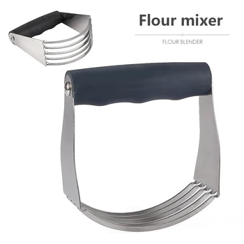 

Flour Mixer Stainless Steel Pastry Dough Mixer Cutter Flour Mixer Pasta Pie Crust Cake Butter Beater Flour Powderer