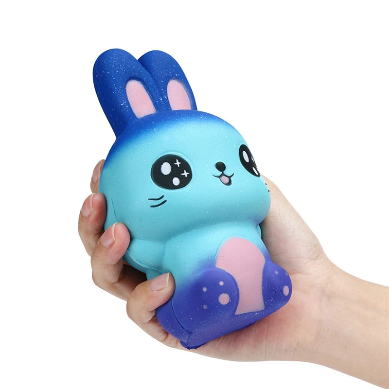 UNTERING New Starry Sky Rabbit Jumbo Squishy Slow Rising Squeeze Stress Relief Kid Toys 