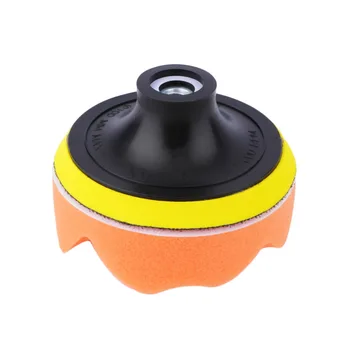 

4 inch Polishing Buffer Sponge Pad Set + Drill Adapter For Car Polisher Wholeslae Brand New
