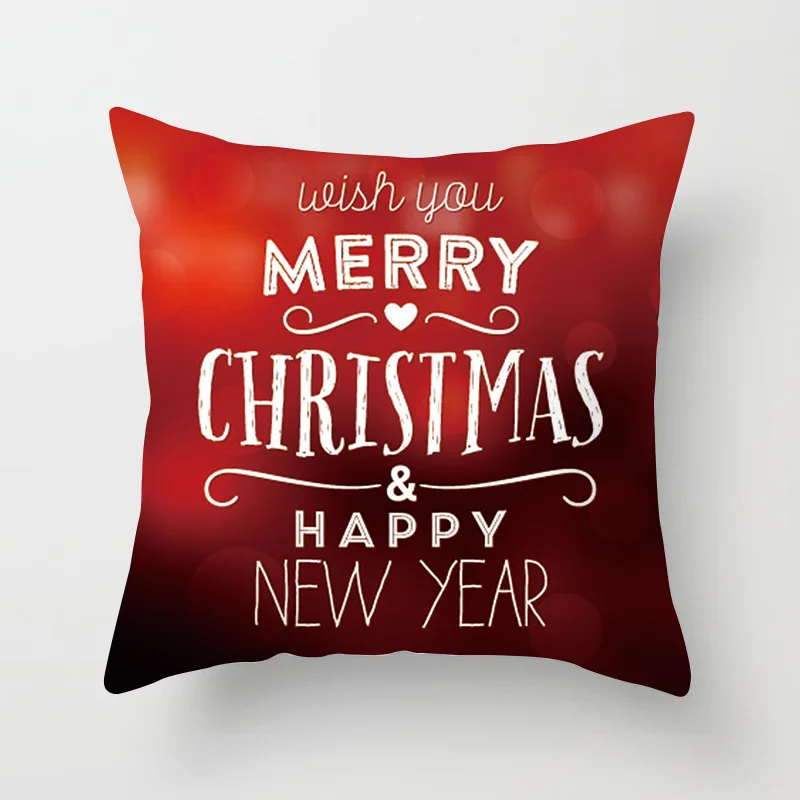 GZTZMY 45x45 см рождественский золотой чехол для дивана материал jeanette Рождественский Декор для дома счастливый новогодний декор Natal - Цвет: TPR082-9
