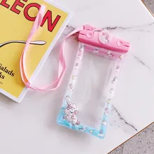 Универсальный Единорог водонепроницаемый чехол для телефона для iPhone чехол пакет сумка Чехлы милый мультфильм плавательный водонепроницаемый мешок