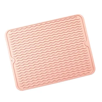 

Creative Table Mat Silicone Dish Drying Placemat Multifunctional Heat Insulating Mats Home Kitchen Desktop Useful Decoration