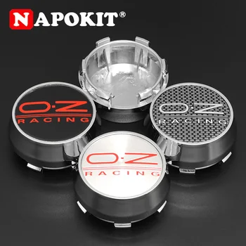 

4PCS TOP Fashion 60MM OZ Racing Car Wheel Center Hub Cap Car Emblem Badge Logo Wheel Center Cap Label Car Styling Accessories