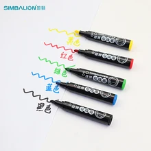 SIMBALION искусство крючок линия Акварельная ручка эскиз безвкусная Нетоксичная живопись на акварельной основе крючок линия Марка ручка граффити рисунок