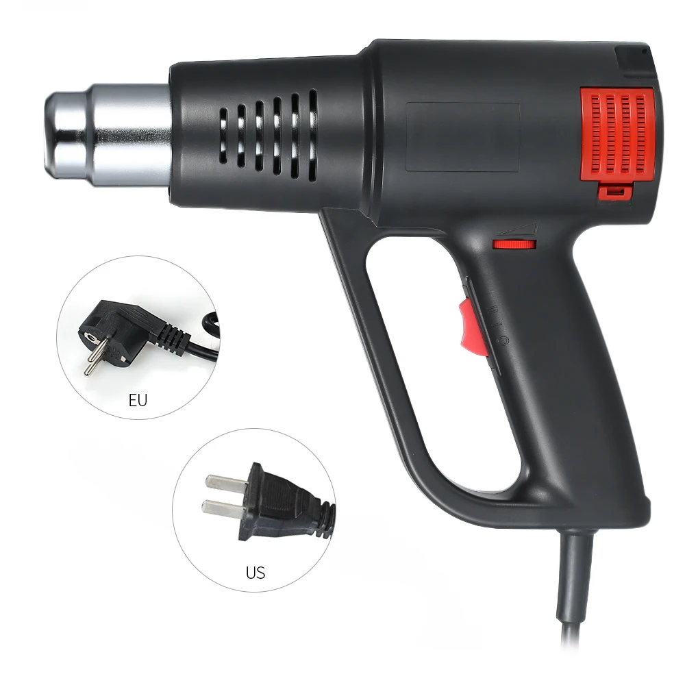 

2000W Industrial Fast Heating Hot Air Gun High Quality Handheld Heat Blower Electric Adjustable Temperature Heat Gun Tool