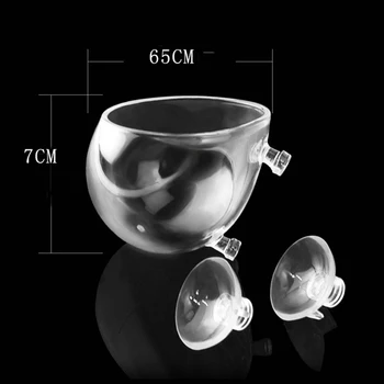 

Aquarium Tank Decor Plants Landscape Cultivation Glass Cup Basin Mini Aquatic Planting Pot SP99