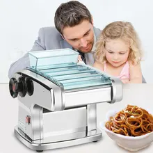 Электрическая автоматическая делая макаронные изделия пресс машина из нержавеющей стали для резки лапши клецки машина кожи прокатки плоской поверхности этикеточная машина