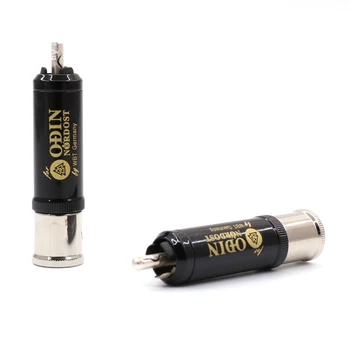 

ODIN Pure Copper Silver Plated RCA plug WBT RCA jack for Audio Interconnect Cable