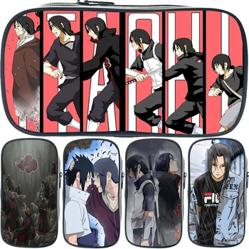 

Naruto Uchiha Itachi Cosmetic Bags Boys Girls Children Fashion Storage Bags Large Capacity Pencil Case