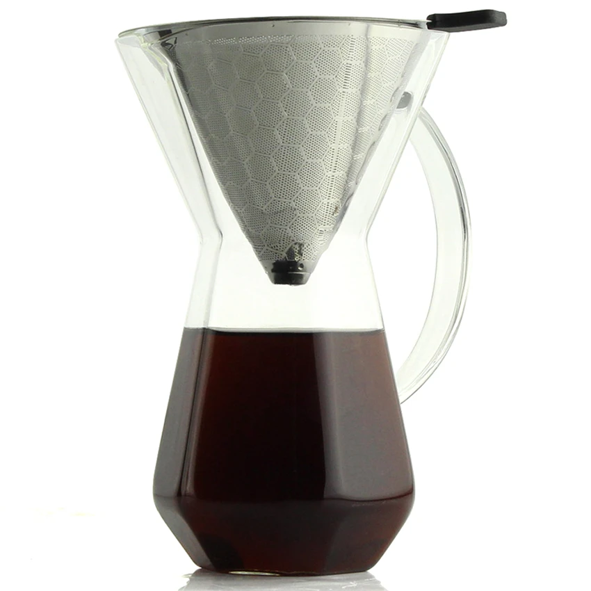 V60 Кофе фильтр для кофеварки из нержавеющей стали Эспрессо-дриппер для камень Кофе Brew Кофе Maker Инструменты Аксессуары для кофе для бариста