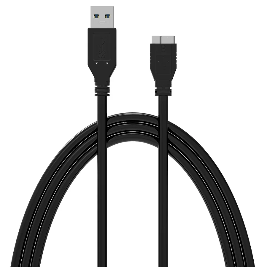 Black USB 3,0 type A к Micro B кабель для samsung S5 Note3 внешний жесткий диск HDD USB данные HDD провод шнур USB Micro B ChargeCabo - Цвет: Black