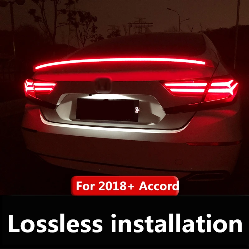 Для Honda Accord спойлер 2019 20 10 го поколения светильник потока Высокое качество
