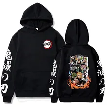 

New Anime Demon Slayer Hoodies Hip Hop Hoodie Rengoku Kyoujurou Printed Sweatshirts Harajuku Streetwear Pullover for Women/Men