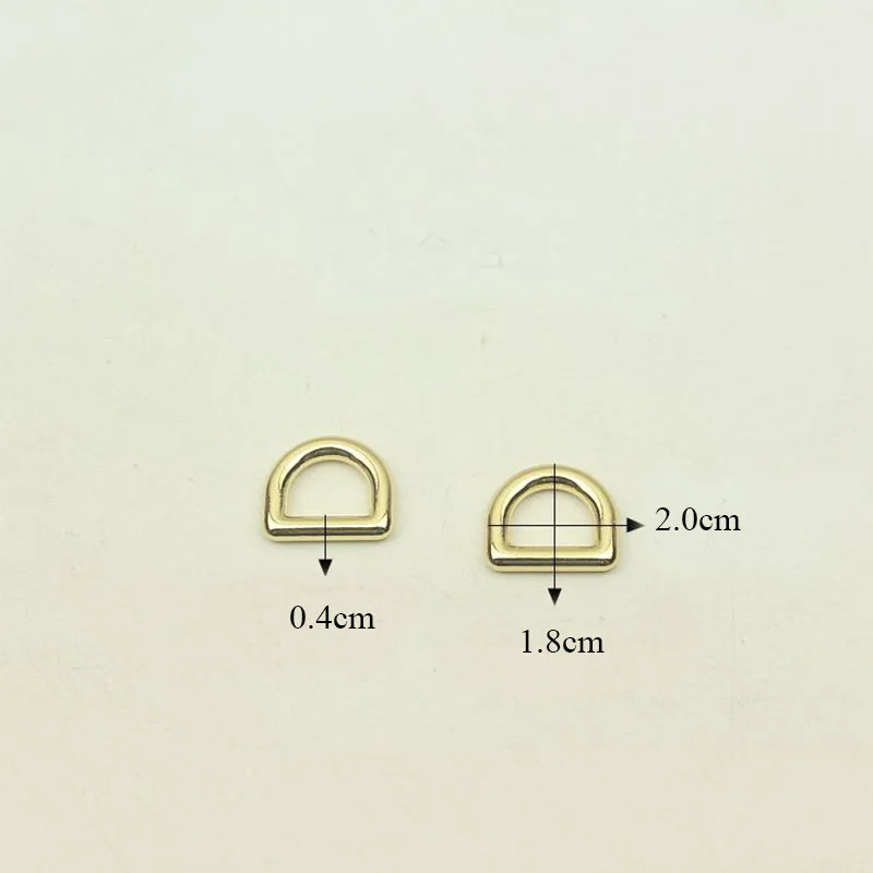 50pcs 12mm Diecast O D Ring Metal Dee Buckles Backpack Strap Belt Dog Pet Collar Webbing Clasp DIY Leather Craft Bag Accessories