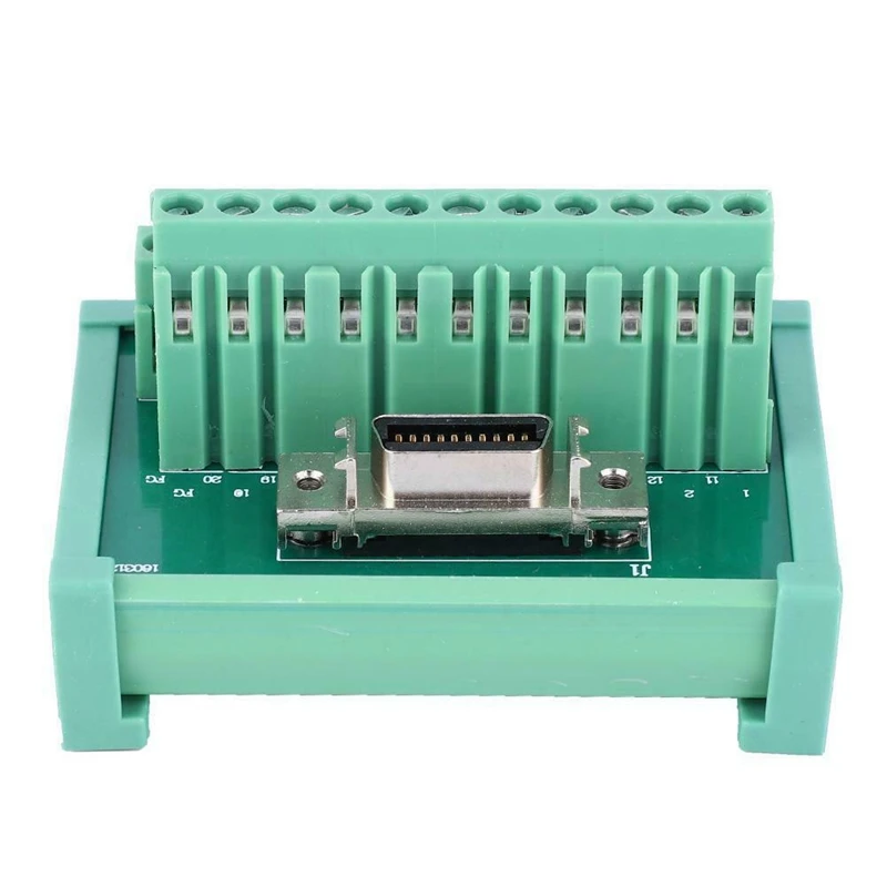 SCSI 20P ПЛК коммутационная плата Клеммная колодка Разъем сигнала плата адаптера AC125V