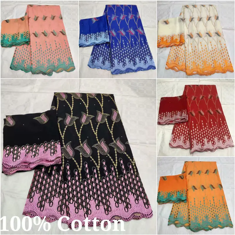 Горячая фуксия швейцарская вуаль кружевная африканская Высококачественная большая хлопковая сухая кружевная вуаль кружевная ткань с камнями Африканская Хлопковая кружевная ткань