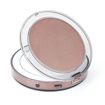 

Folding Mini Lightweight LED Lighting Bright Portable Cosmetic Makeup Mirror Travel USB Power