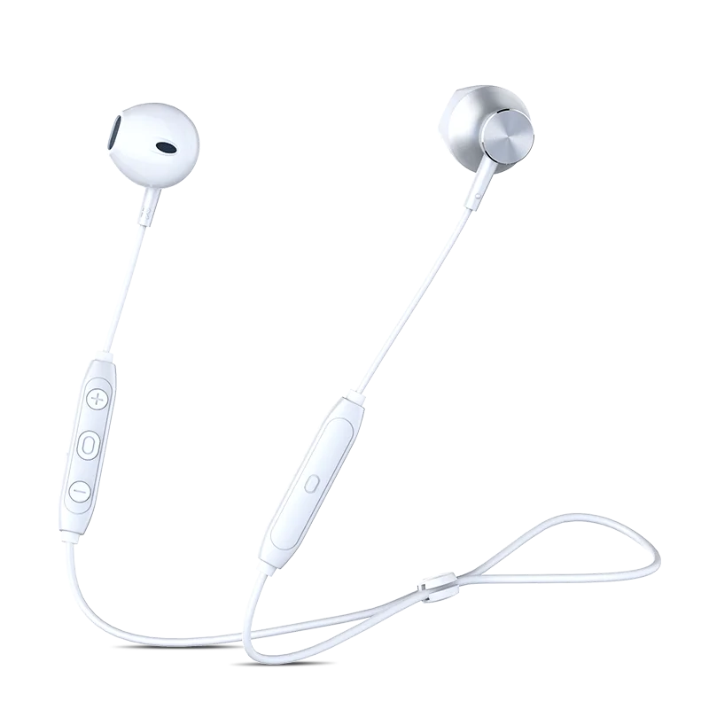 Langsdom металлические Bluetooth наушники L5B стерео Беспроводная игровая гарнитура Bluetooth спортивные наушники L5 с HD микрофоном для телефонов - Цвет: White L5C Magnetic