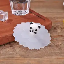 Силиконовая крышка для чашки Прозрачная форма вишни термостойкая Пылезащитная многоразовая термоизоляционная чашка уплотнительный мешочек форма банта чистая