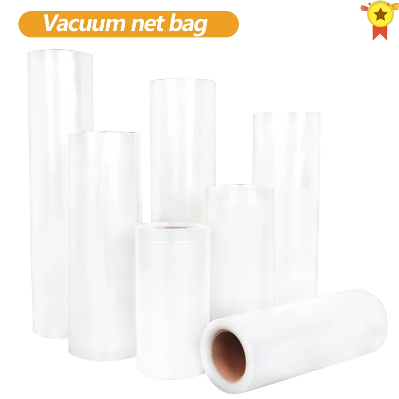 Sellador al vacío de alimentos al vacío, bolsas de almacenamiento para alimentos frescos, larga duración, 12, 15, 17, 20, 22, 25, 28, 30, 32x500cm