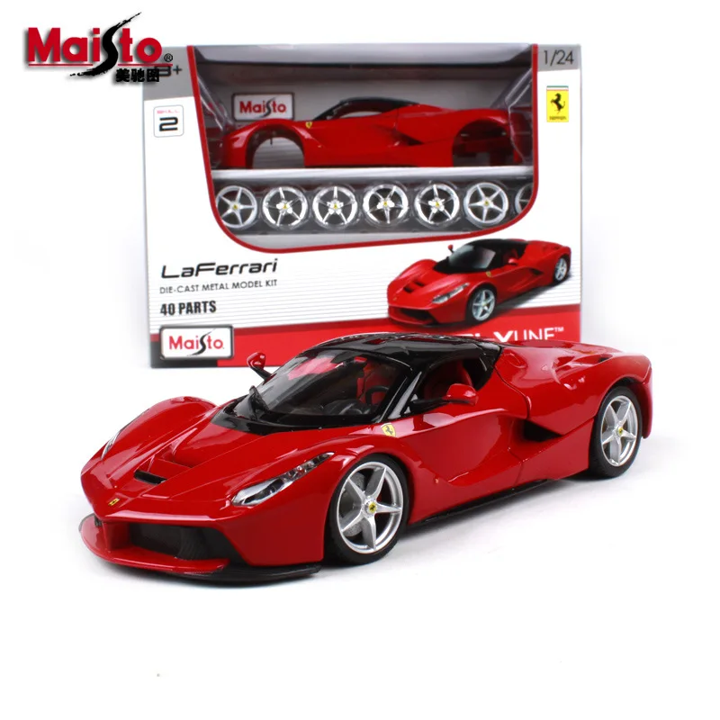 

Maisto 1:24 Ferrari La Ferrari Assembling DIY Die Casting Model Car Toys New Collection Boys Toys