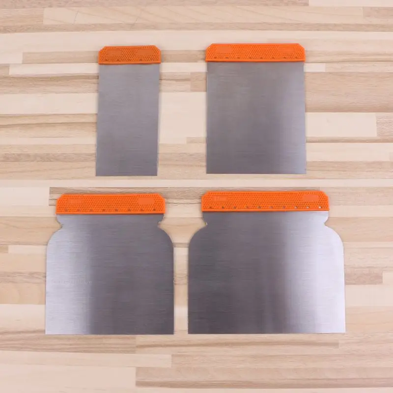 4 шт углеродистая сталь шпатлевка комплект ножей долговечный скребок шпатлевка чистящий инструмент для наполнения