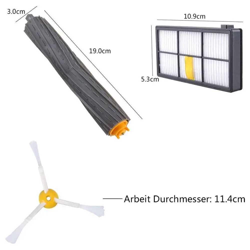 HEPA фильтры щетки запасные части комплект для iRobot Roomba 980 990 900 896 886 870 865 866 800 набор аксессуаров