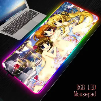 

MRGBEST Sexy Girl Photo Large Gaming Mouse Pads Gamer game accessories Ordinary /RGB LED Personality Mouse pad