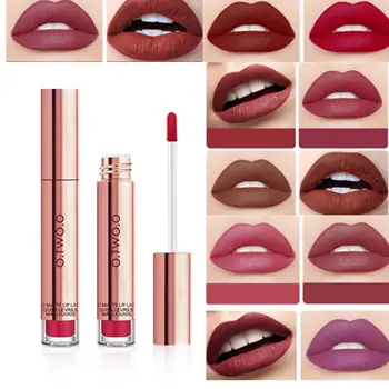 

O.TWO.O Sexy Matte Liquid Lipstick Waterproof Smooth Lip Stick 12 Color Batom Labiales Makeup Cosmetics