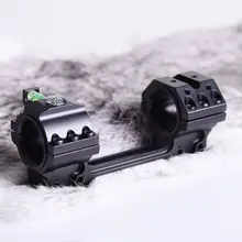 Цельная планка крепления 25,4 мм/30 мм двойные кольца пузырьковый уровень 11 мм рельсы крепления с компасом Пикатинни сверху