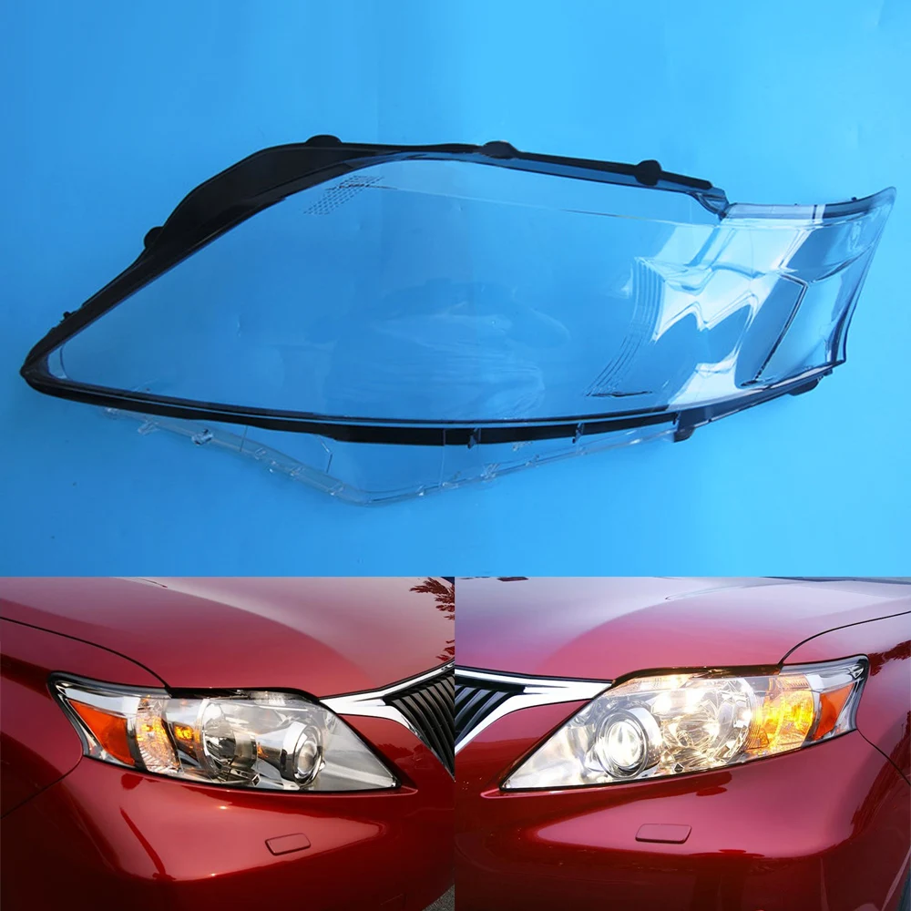Для Lexus RX270 RX350 RX450 2009 2010 2011 фары автомобиля прозрачные линзы автомобильный брелок крышка