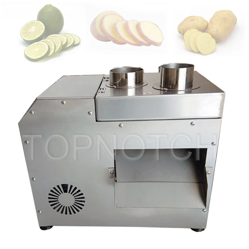 

Industrial Banana Plantain Fruit Potato Chips Cutter Onion Slicer Apple Slicing Machine