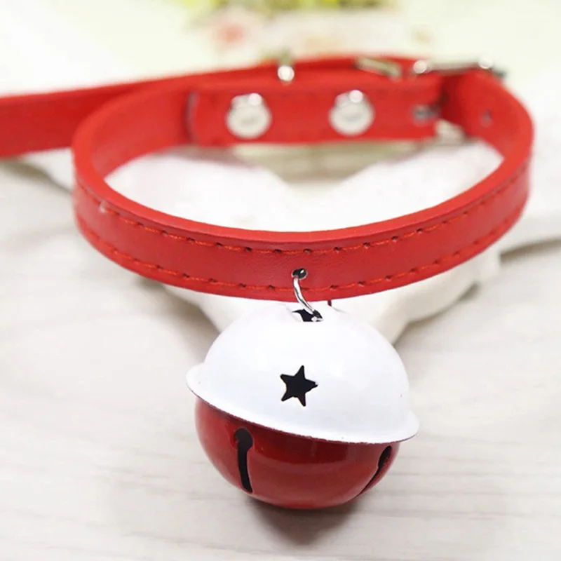

2018 New Style Pet Bell Dog Neck Ring Teddy Pet Adjustable Bell Neck Ring Bite-proof Protector