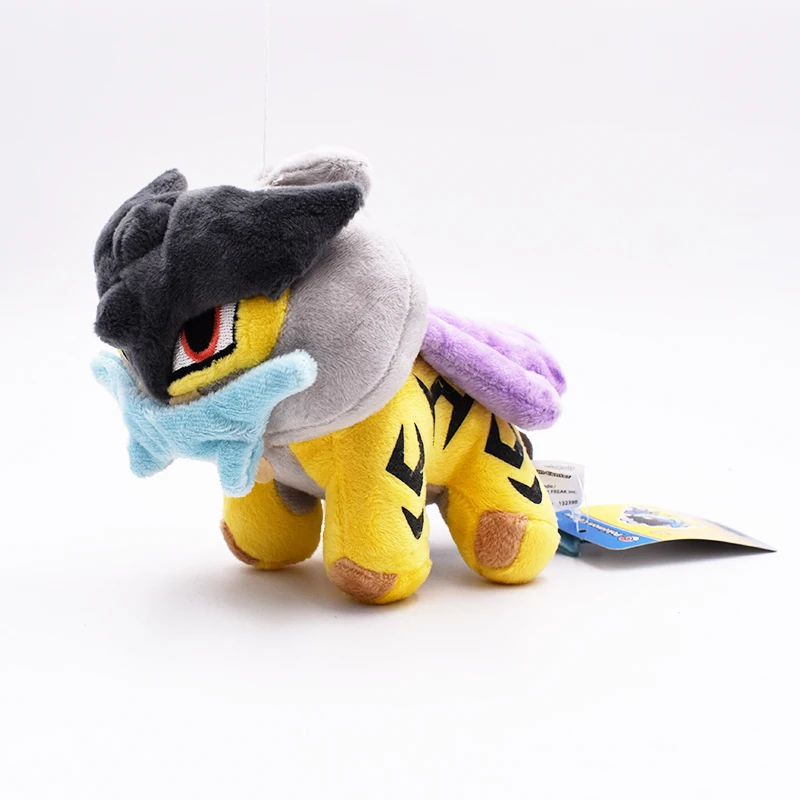 Takara Tomy Pokemon плюшевая кукла Raikou мягкая игрушка для детей рождественские мягкие Подарочные игрушки