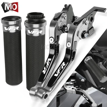 

For Honda VFR800/F VFR 800 F 2002-2017 VFR800 VTEC 2002-2008 Motorcycle Accessories CNC Brake Clutch Levers Handlebar Hand Grips