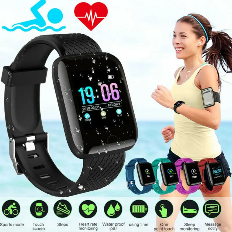 

New Fashion Sport Health Waterproof Fitness Smart Watch Activity Tracker Wrist Band Bracelet
