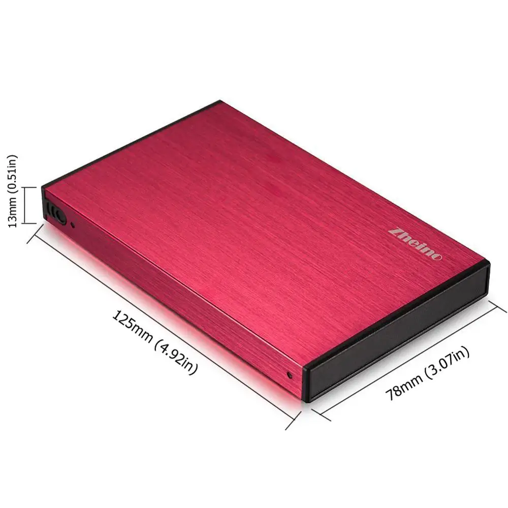 Zheino 2 5 Алюминиевый USB 3 0 тип A к Micro B HDD/SSD корпус для внешнего жесткого диска SATA 7 мм 9