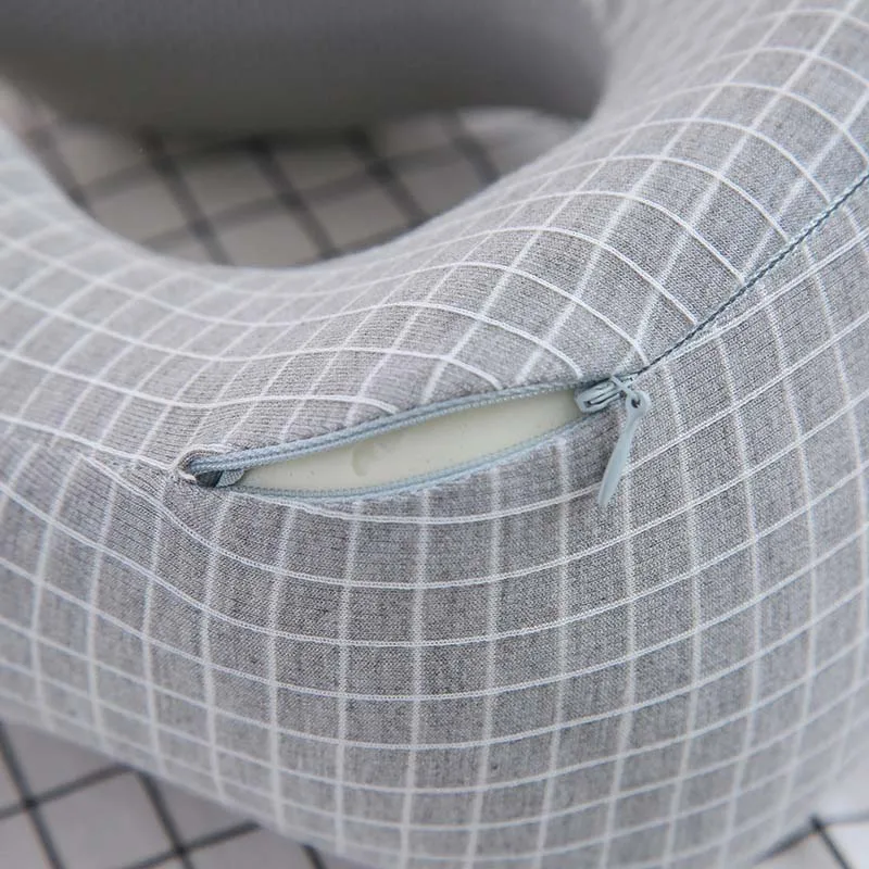 Memory Foam Grid шеи теплые подушки ткань путешествия поездки подушки драйвер подголовник офисный Отдых Pad