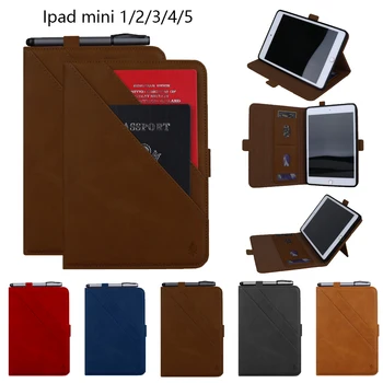 

Case for iPad Mini 5 4 3 2 1 Case Leather Double stand style Cover with Auto Sleep Smart Cover for iPad Mini 2 5 2019 Case Funda