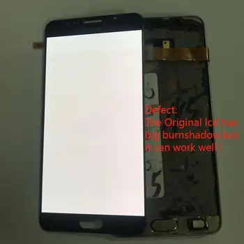 

100% Super Amoled LCD For Samsung Galaxy Note 5 N920C Touch Screen Assembly NOTE5 SM-N920F With Burn Shadow LCD Display Screen